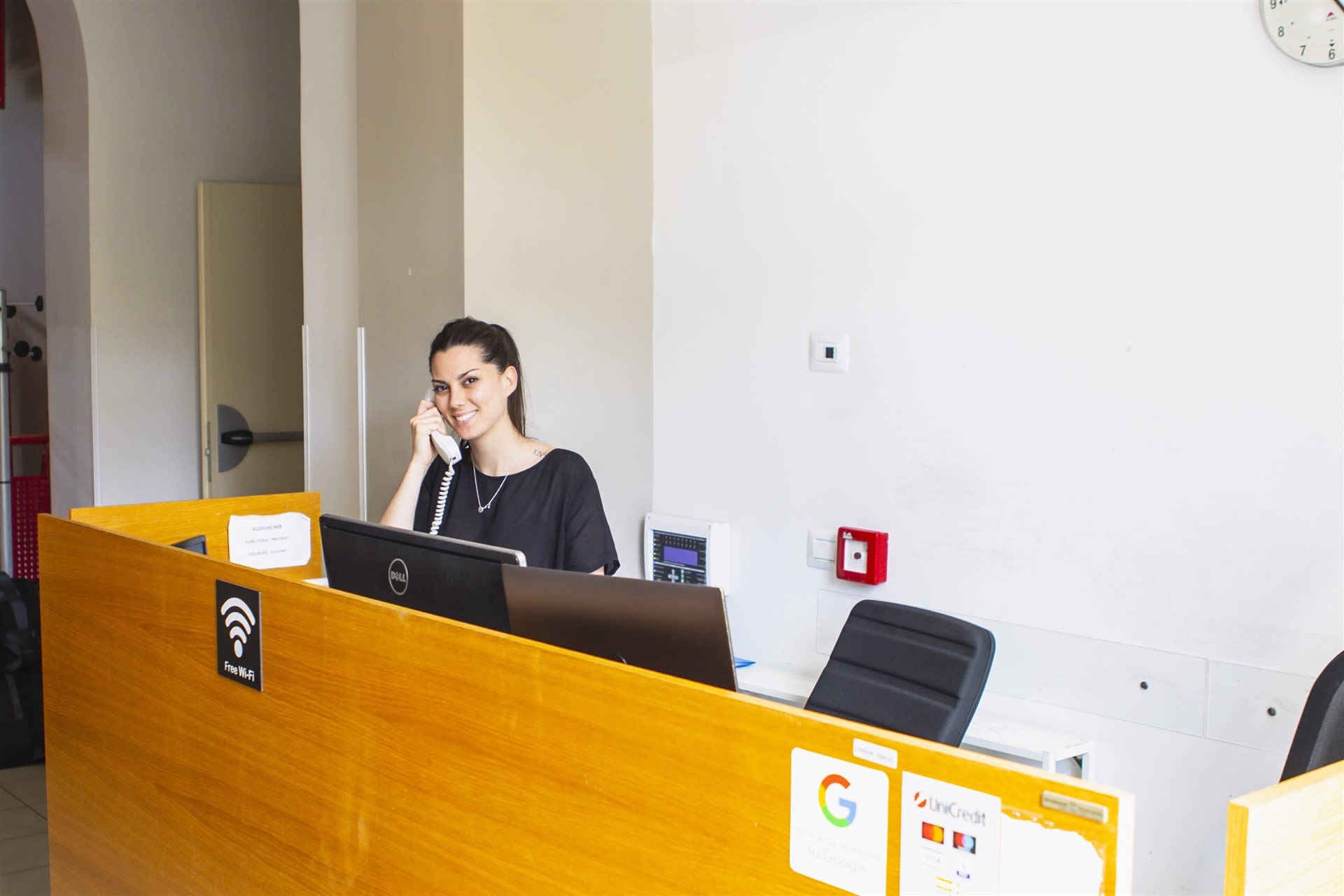 La reception della Casa per Ferie San Luigi